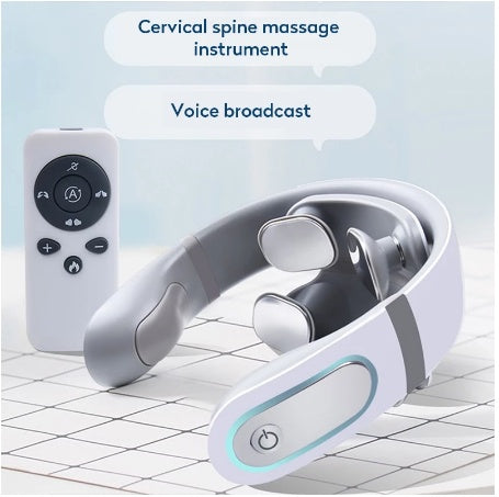 Wireless Electronic Neck Massager 4D Shiatsu