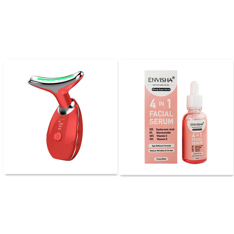 NECK AND FACE LED CONTOURING MASSAGER
