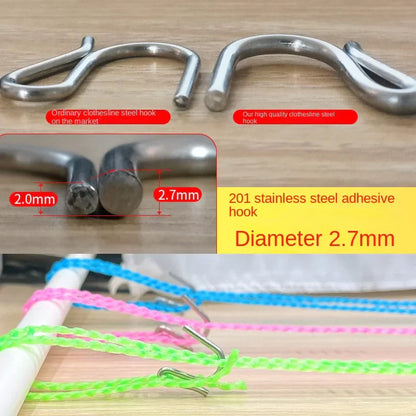 Windproof Non-Slip Clothesline(32 ft)